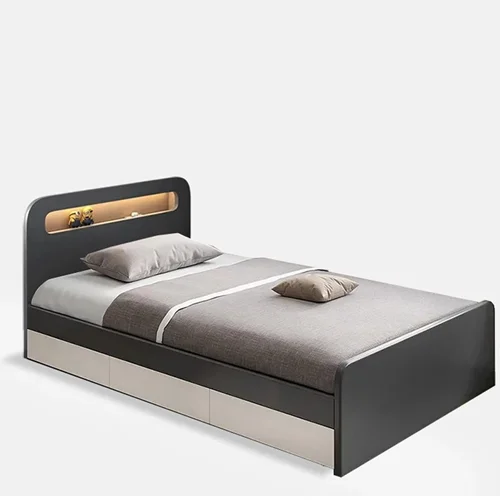 تخت خواب یکنفره مدل مون سایز 120×200 سانتی متر کاتن مدل 1609
