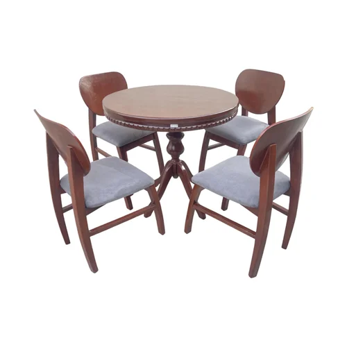 میز و صندلی ناهارخوری 4 نفره گالری چوب آشنایی مدل Ro827 کاتن مدل 105569