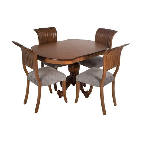 میز و صندلی ناهارخوری صدفی کاتن مدل 105698