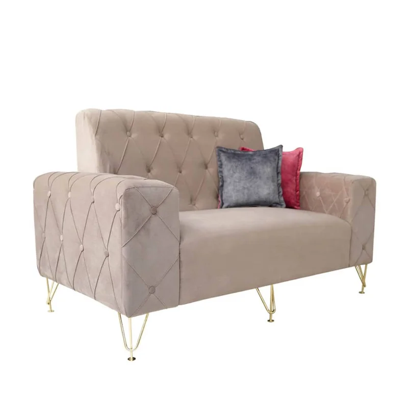 مبل راحتی دو نفره مدل رویال چستر کاتن مدل 100609