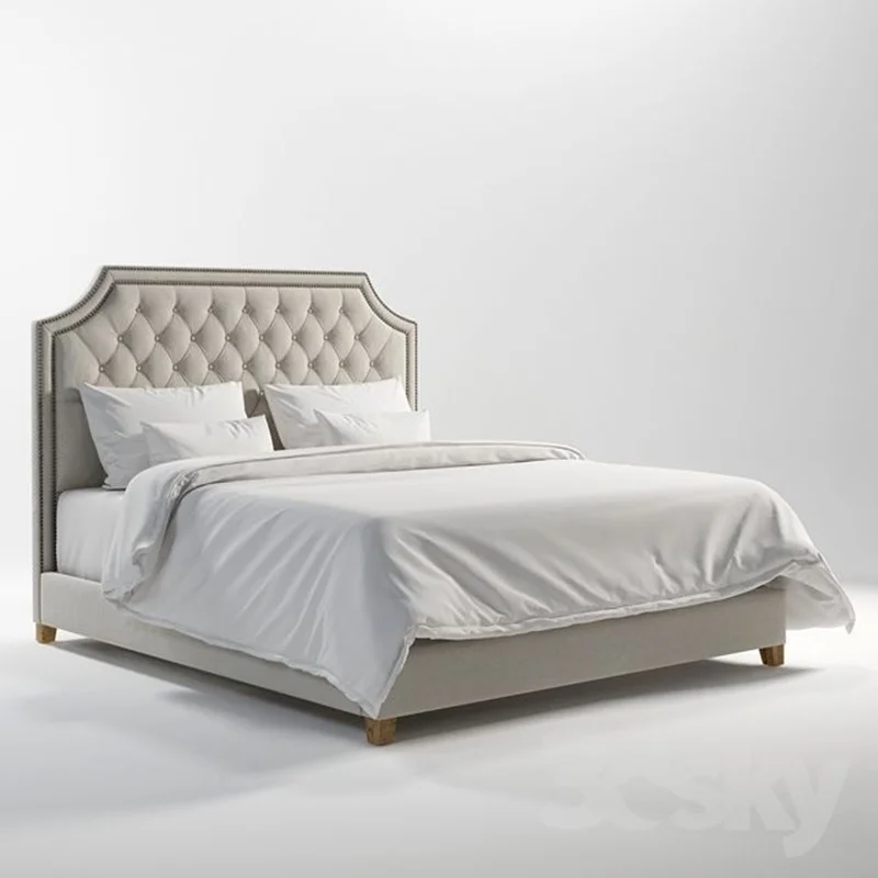 تخت خواب دونفره مدل براندو سایز 160×200 سانتی متر کاتن مدل 102845