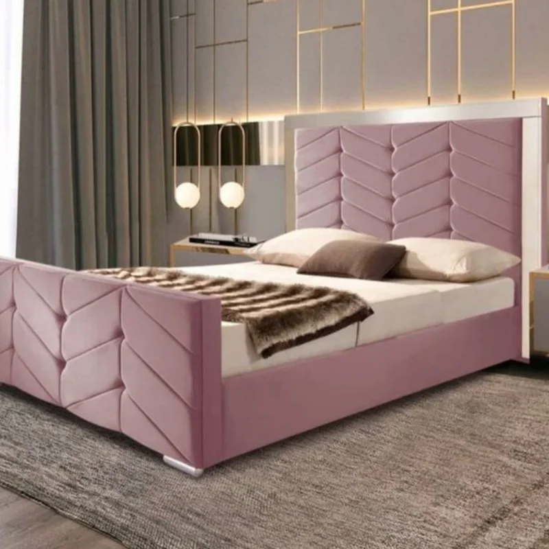 تخت خواب دونفره مدل بردبار سایز 160×200 سانتی متر کاتن مدل 102848