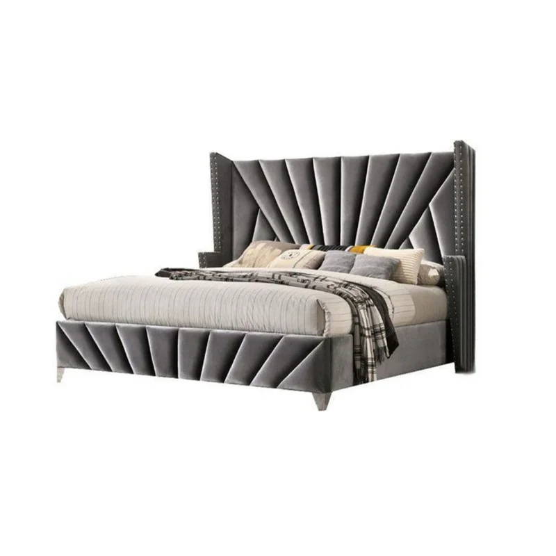 تخت خواب دونفره مدل moon سایز 160×200 سانتی متر کاتن مدل 102746