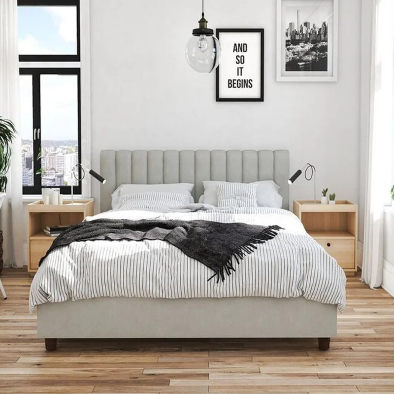 تخت خواب دونفره مدل رونیا سایز 160×200 سانتی متر کاتن مدل 102967