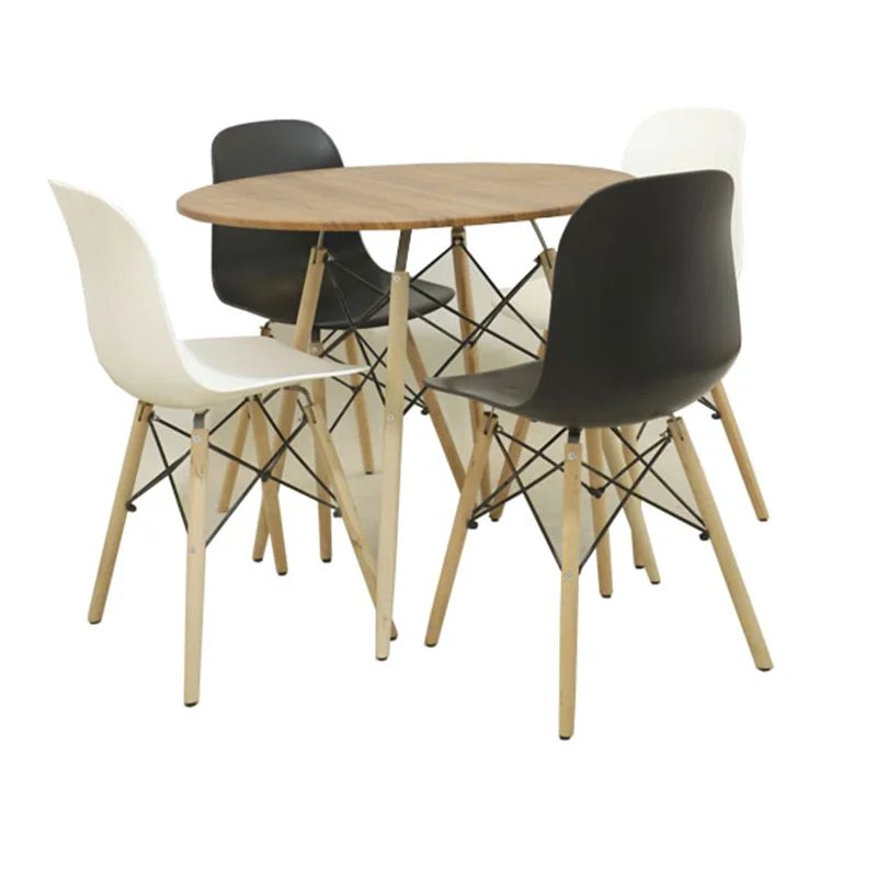 میز و صندلی ناهارخوری چهار نفره کاتن مدل 105641