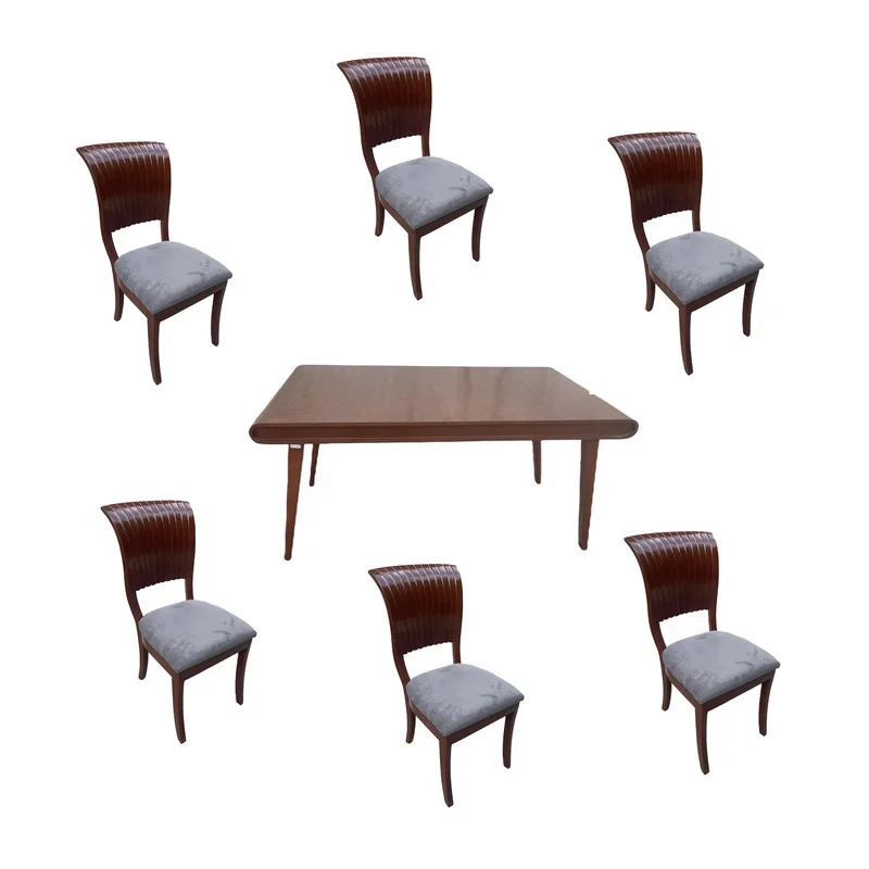 میز و صندلی ناهارخوری 6 نفره کاتن مدل 105608