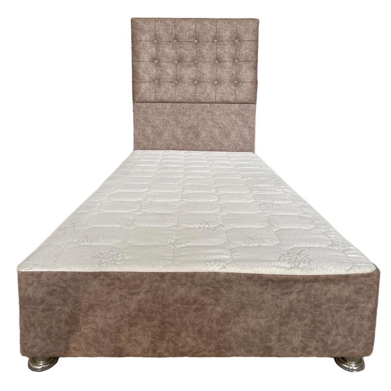 تخت خواب دو نفره کد DOOM160 سایز 200 × 160 سانتی متر کاتن مدل 102575