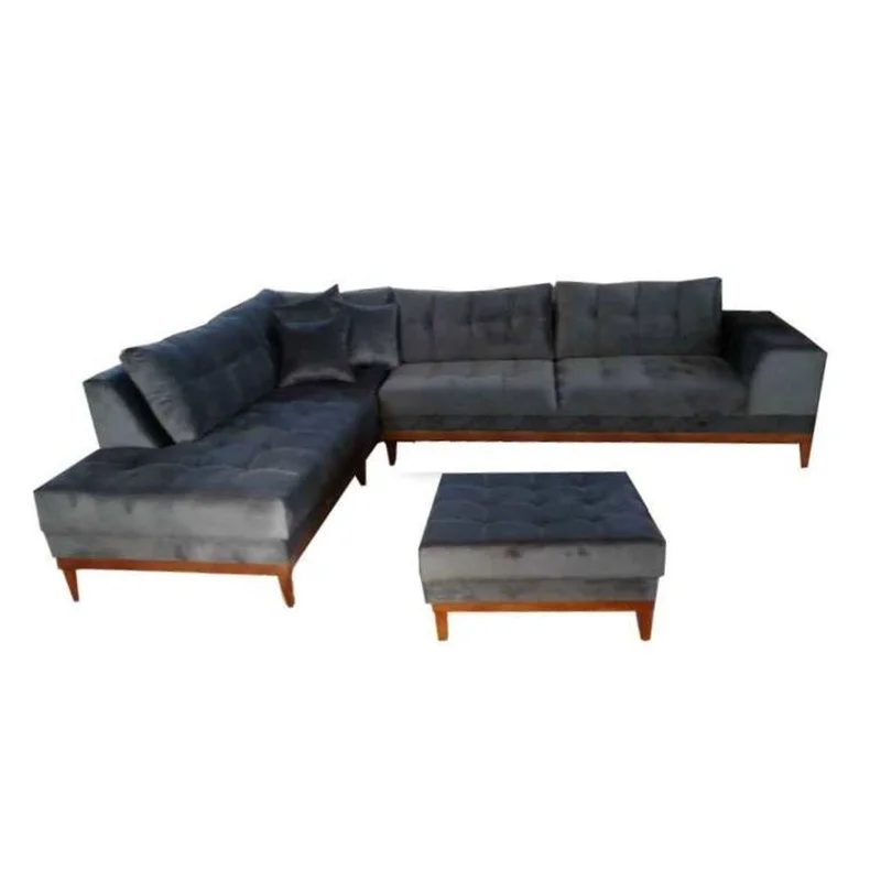 مبل ال شش نفره شاهان دکور مدل لینا 2 کاتن مدل 100424