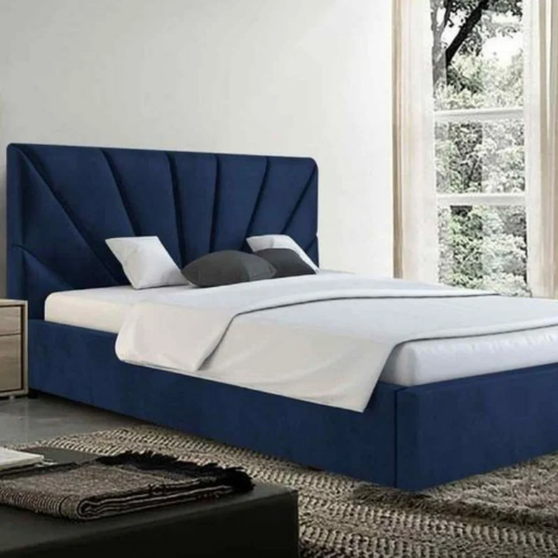 تخت خواب دو نفره مدل لیندا سایز 160×200 سانتی متر کاتن مدل 102670