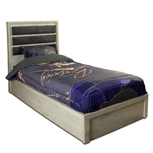 تخت خواب یک نفره مدل سپند سایز 90×200 سانتی متر کاتن مدل 103333