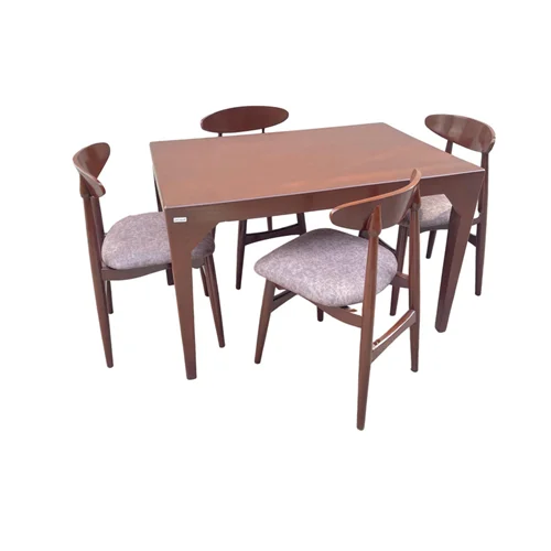 میز و صندلی ناهارخوری 4 نفره گالری چوب آشنایی مدل 863 کاتن مدل 105563