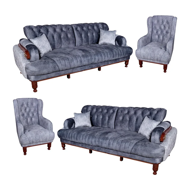 مبل تختخواب شو هشت نفره هومزا مدل الماس کد Moscow01 کاتن مدل 100473