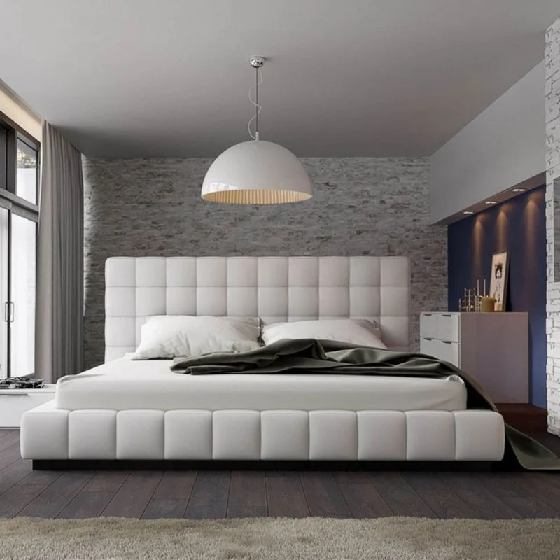 تخت خواب دو نفره مدل اَرشان سایز 160×200 سانتی متر کاتن مدل 102636