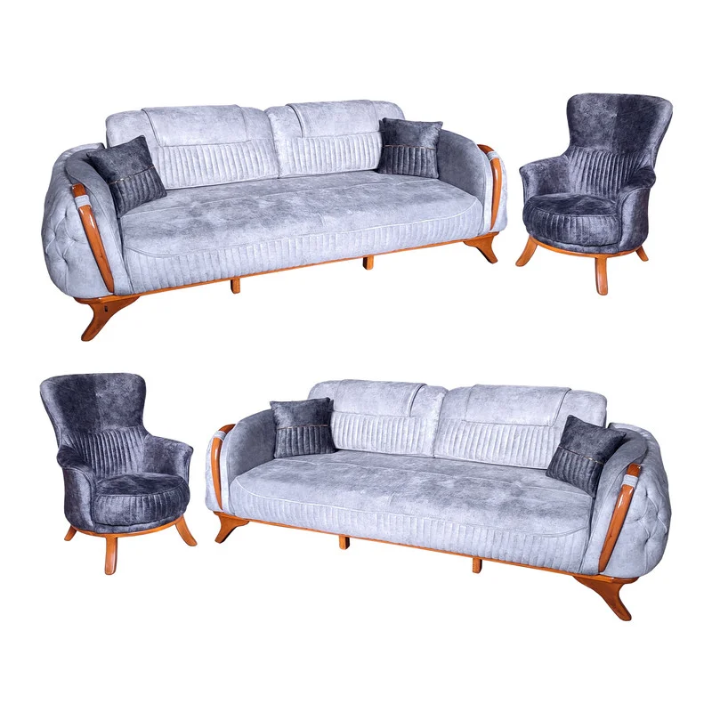 مبل تختخواب شو هشت نفره هومزا مدل لیون کد LV01 کاتن مدل 100474