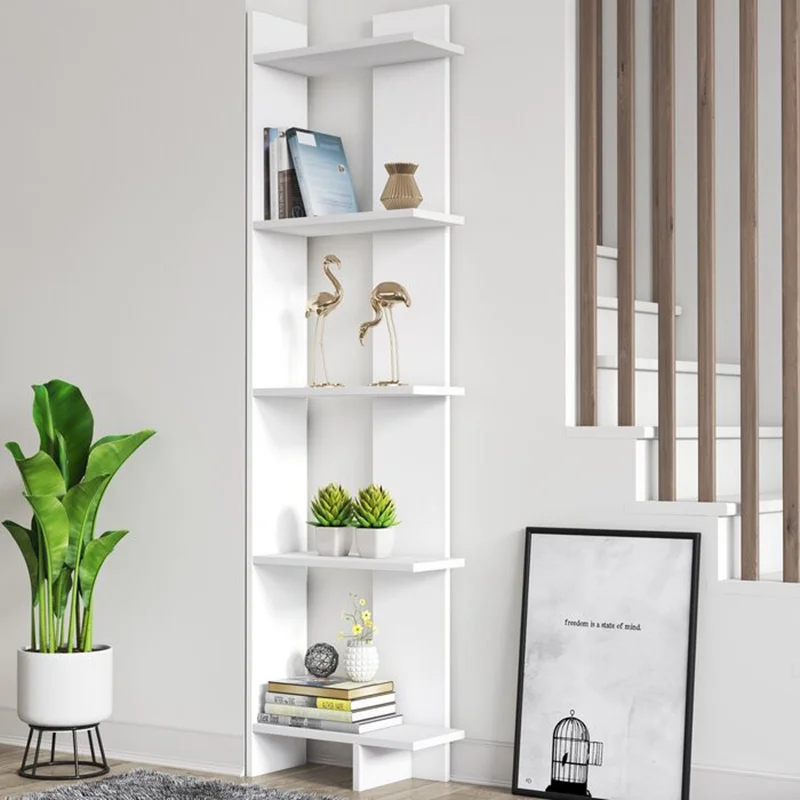 کتابخانه مدل Corner Bookcase کاتن مدل 103976