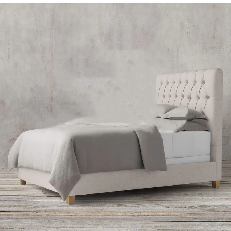 تخت خواب یک نفره مدل Fairmount سایز 120×200 سانتی متر کاتن مدل 1553