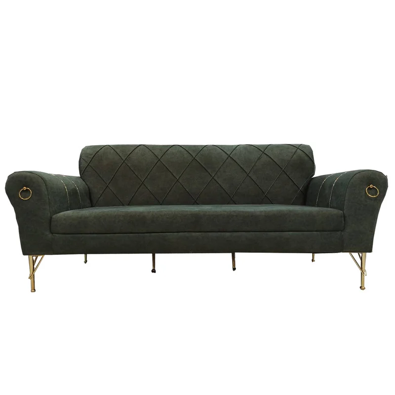 مبل 3 نفره مبلمان الماس سیاه مدل اسکارلت کاتن مدل 100379