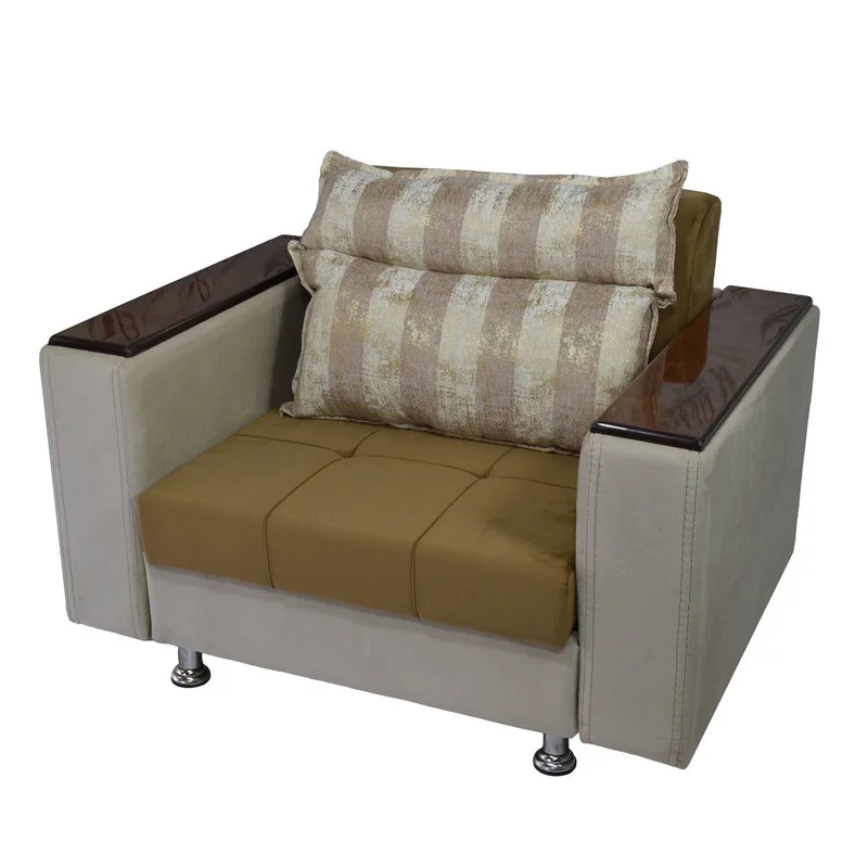 مبل تختخوابشو یک نفره شانلی مدل سورنا کاتن مدل 109137