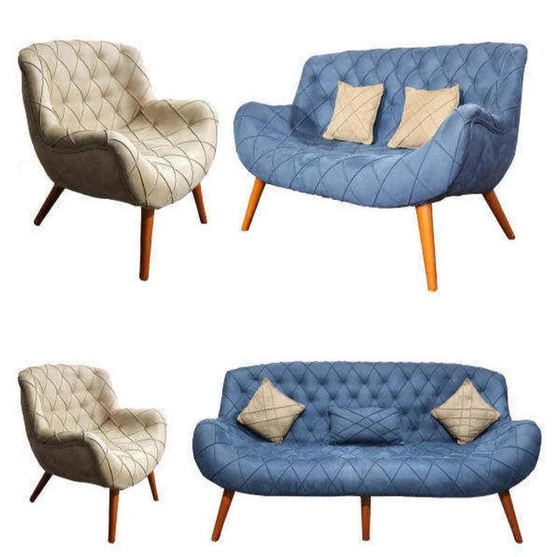 مبل راحتی 7 نفره مدل چستر آریا کد 003 کاتن مدل 100562