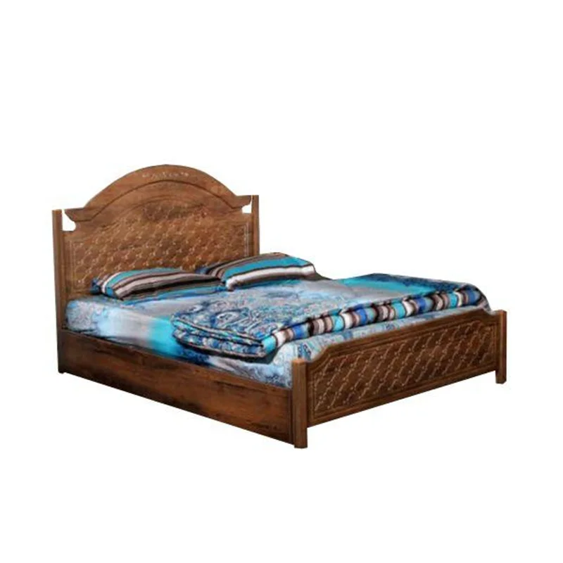 تخت خواب دونفره مدل روژان سایز 200×160 سانتی متر کاتن مدل 102962
