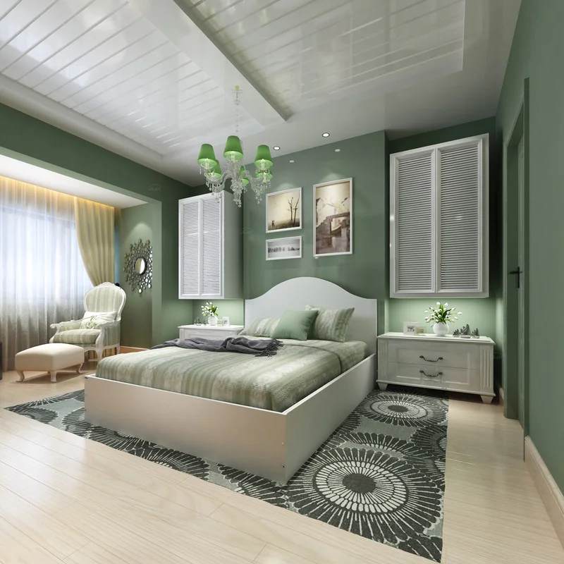 تخت خواب دونفره اعیان مدل FH365 سایز 160x200 سانتی متر کاتن مدل 1499