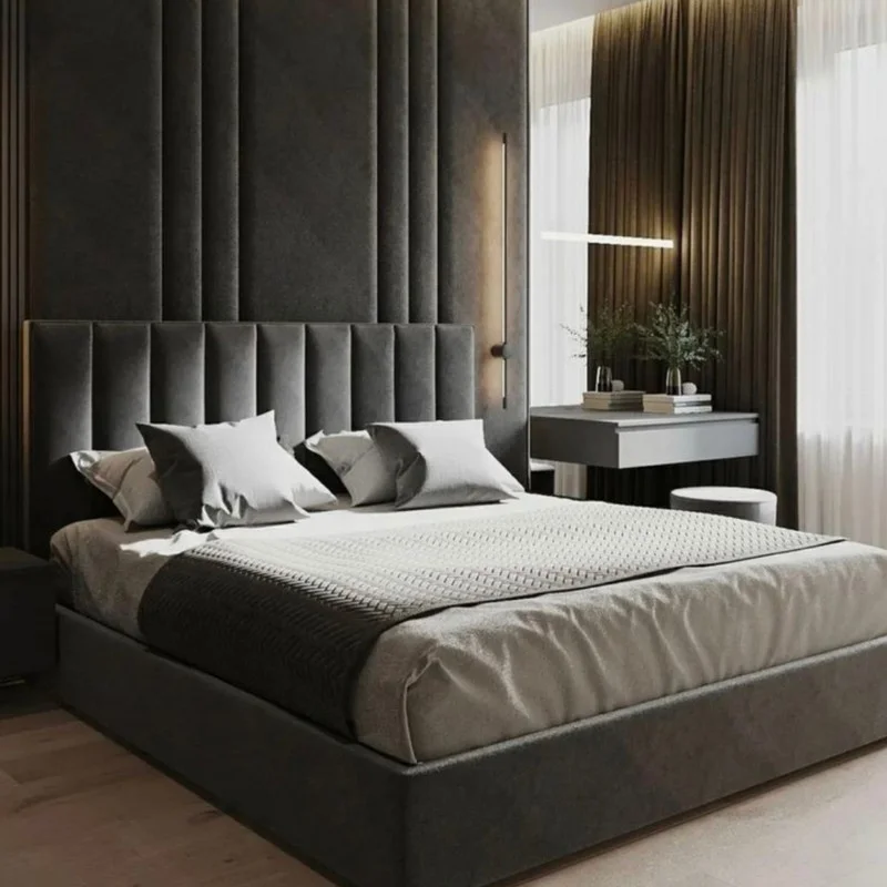 تخت خواب دو نفره مدل مانا سایز 160×200 سانتی متر کاتن مدل 102673
