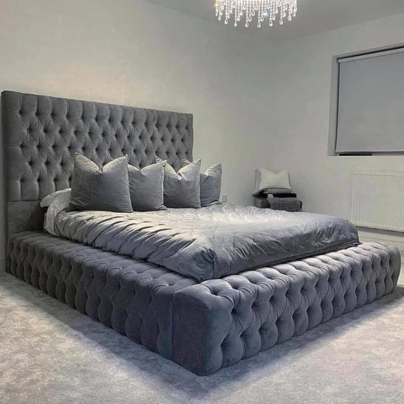 تخت خواب دونفره مدل دریا سایز 160×200 سانتی متر کاتن مدل 1511