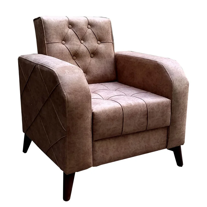 مبل راحتی تک نفره مدل رویال کاتن مدل 100603