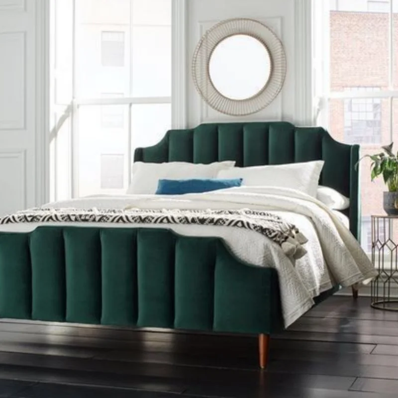 تخت خواب دونفره مدل زیوین سایز 120×200 سانتی متر کاتن مدل 102973