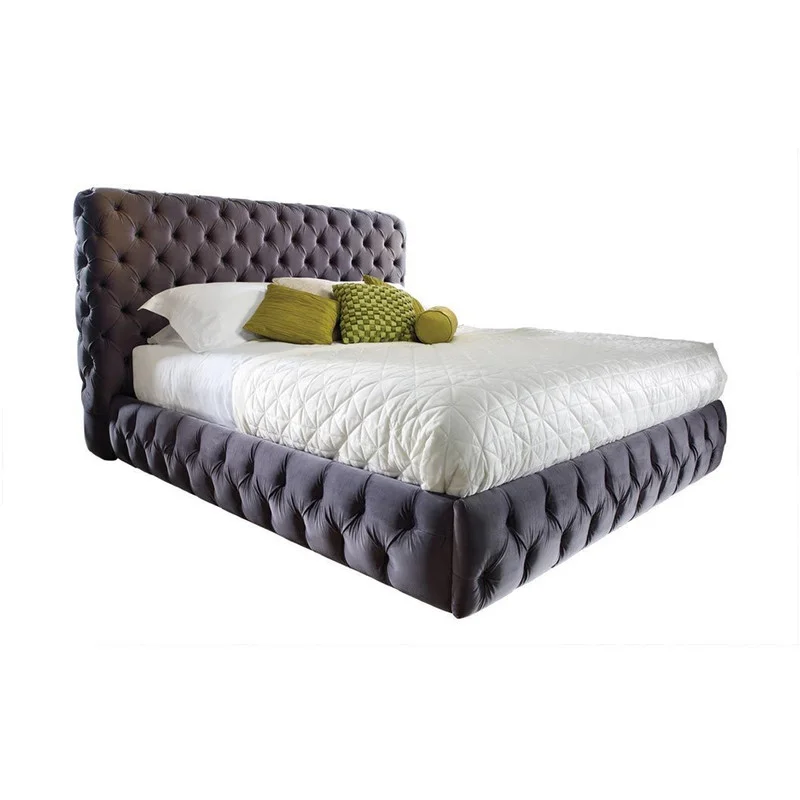 تخت خواب دونفره مدل رکسانا سایز 160×200 سانتی متر کاتن مدل 102954