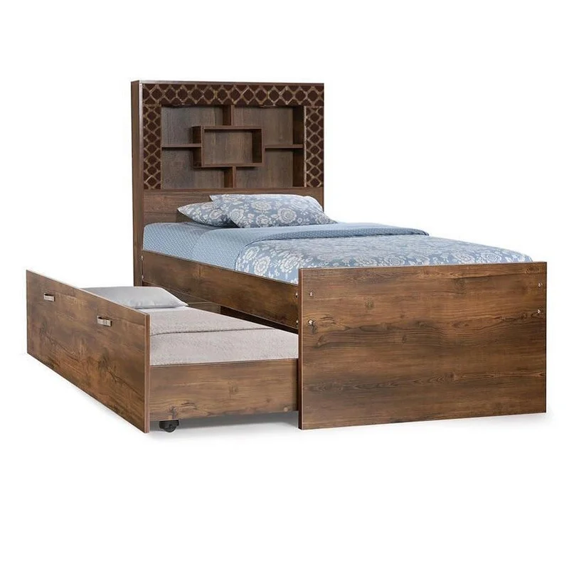 تخت خواب یکنفره مدل زنبوری کد 229 سایز 200x90 سانتی متر کاتن مدل 1605