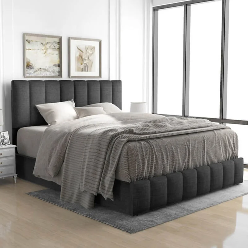 تخت خواب دو نفره ایلیا سایز 160x200 سانتی متر کاتن مدل 102582