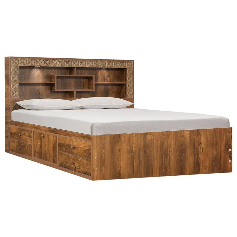 تخت خواب دو نفره سایز 160×200 سانتی متر کاتن مدل 102569