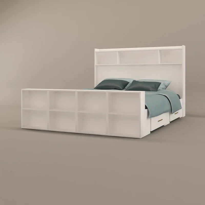 تخت خواب دو نفره مدل SO12129 سایز 160x200 سانتی متر کاتن مدل 102627