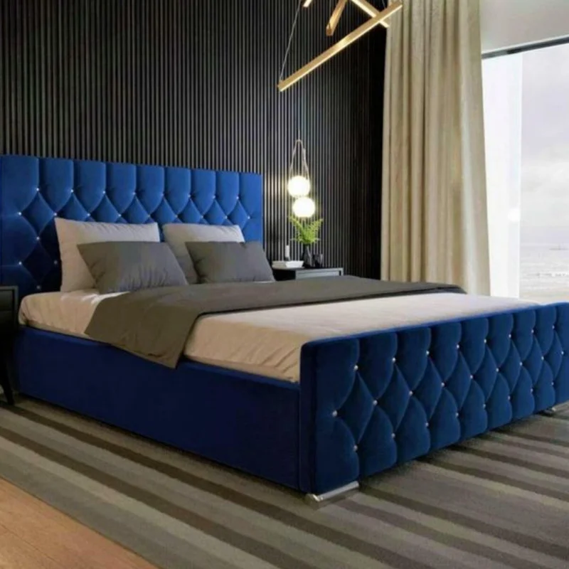 تخت خواب دونفره مدل حورا سایز 120×200 سانتی متر کاتن مدل 102906