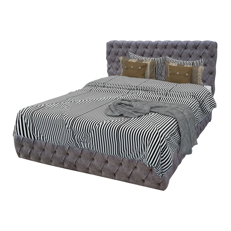تخت خواب دونفره مدل آترینا سایز 160×200 سانتی متر کاتن مدل 102762