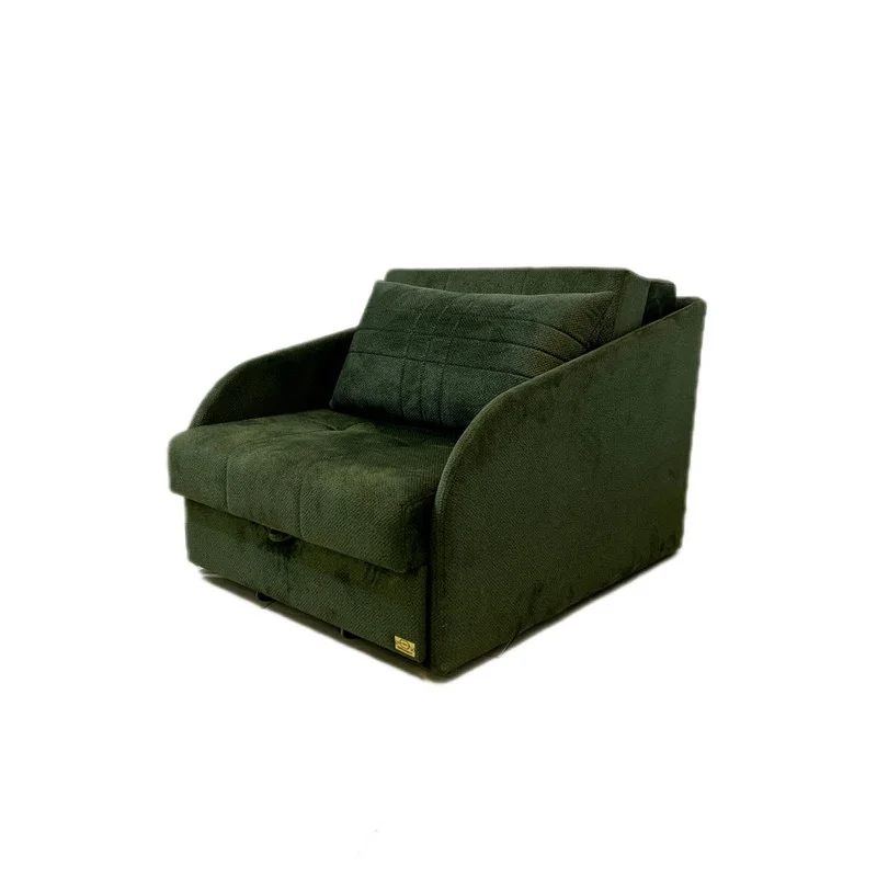 مبل تخت خواب شو تک نفره اورنگ مدل اکسان دسته لگنی طرح باکسی کاتن مدل 100429