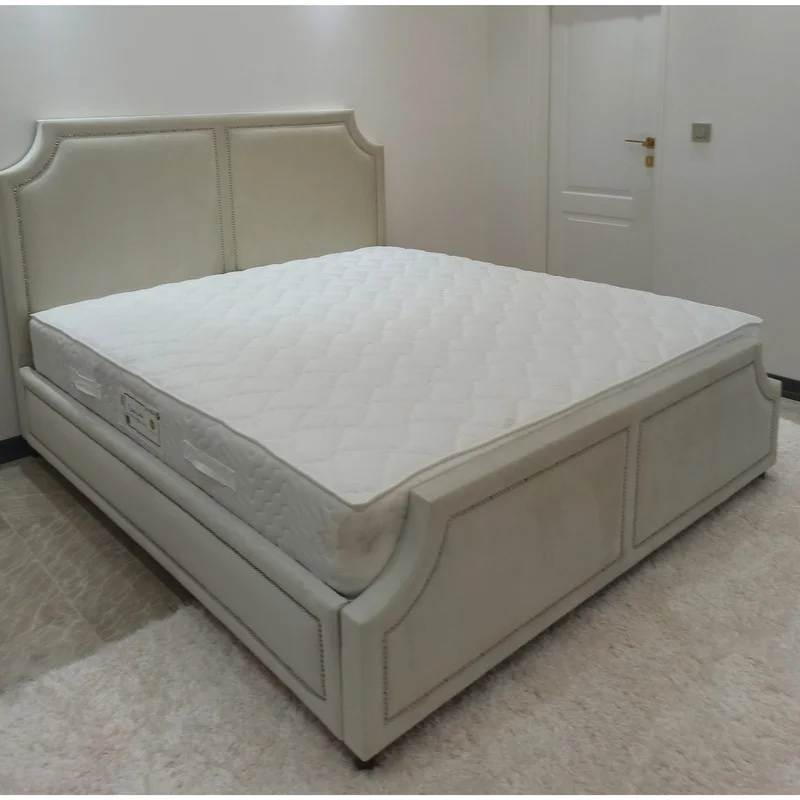 تخت خواب دونفره مدل آیلا سایز 160×200 سانتی متر کاتن مدل 102835