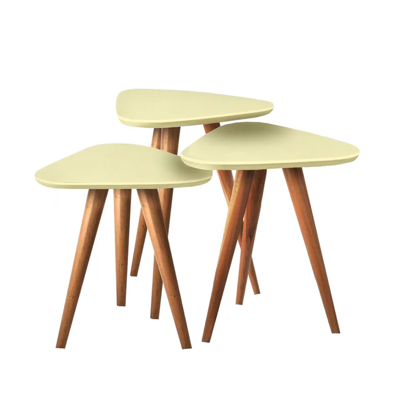 میز عسلی مدل 890 کد 15مجموعه 3 عددی کاتن مدل 105238