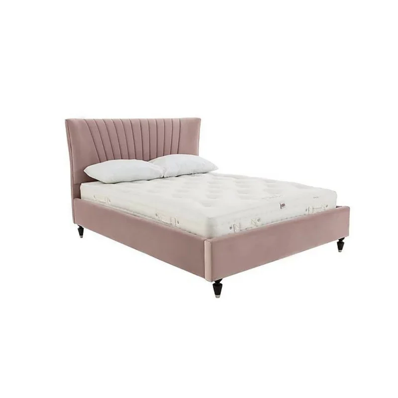 تخت خواب دونفره مدل تاج سایز 160×200 سانتی متر کاتن مدل 102885