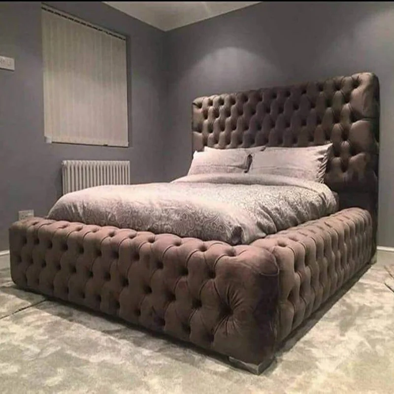 تخت خواب دونفره مدل آرامیس 2 سایز 180×200 سانتی متر کاتن مدل 102770