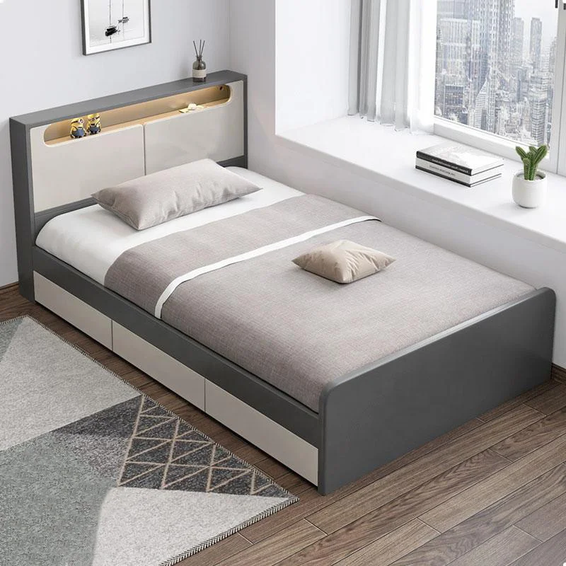 تخت خواب دو نفره مدل لونا سایز 160×200 سانتی متر کاتن مدل 102669