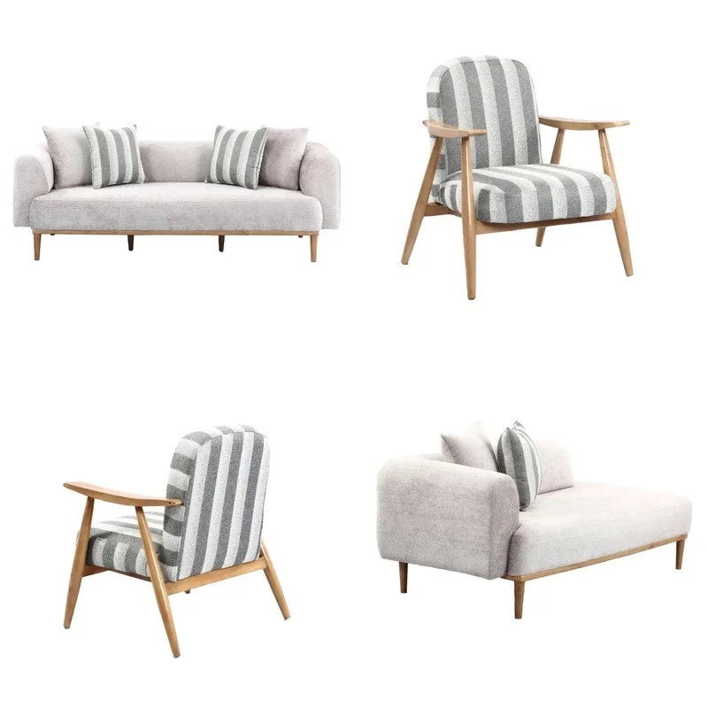 مبل راحتی 8 نفره کاتن مدل 100577