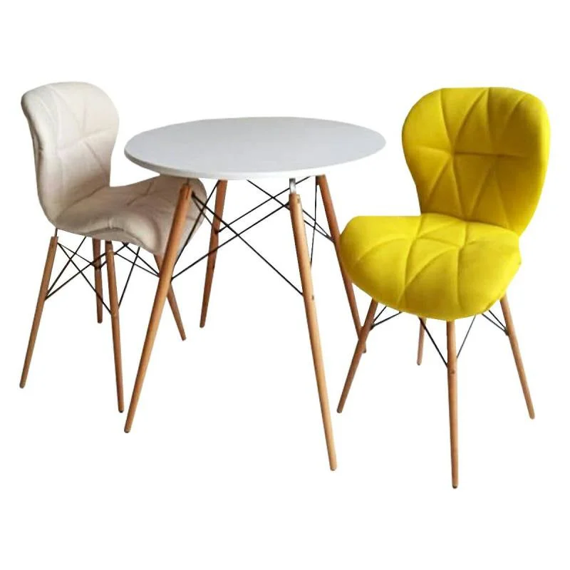 میز و صندلی ناهارخوری 2 نفره کاتن مدل 101412