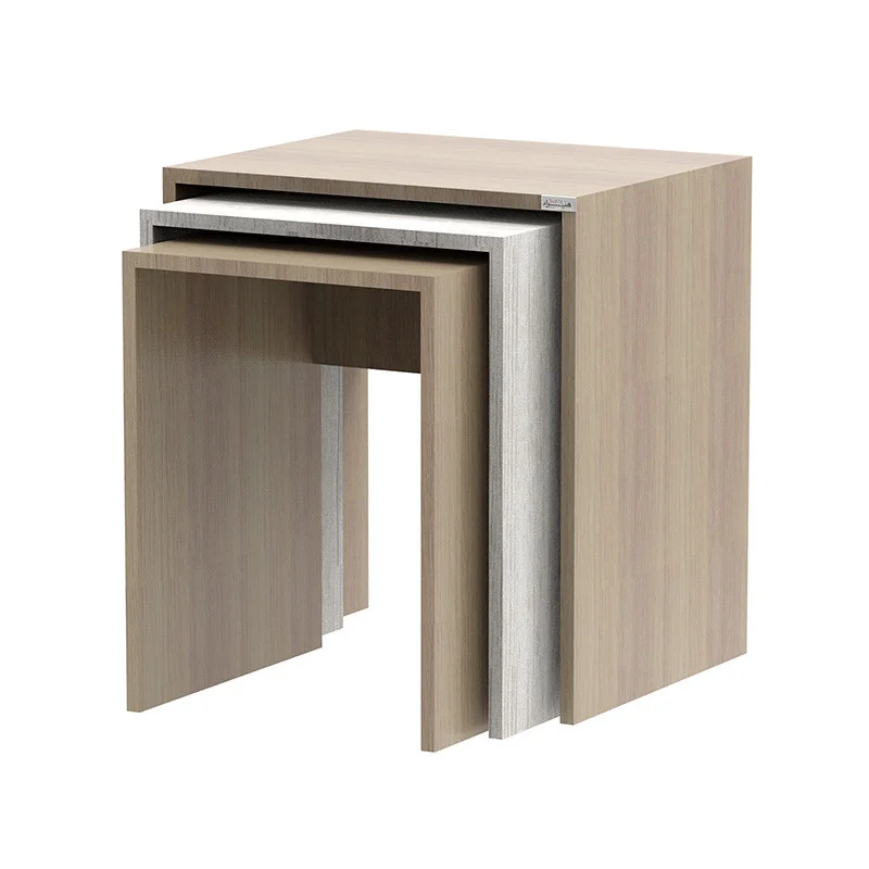 میز عسلی هیراد مدل A1  مجموعه 3 عددی کاتن مدل 105423