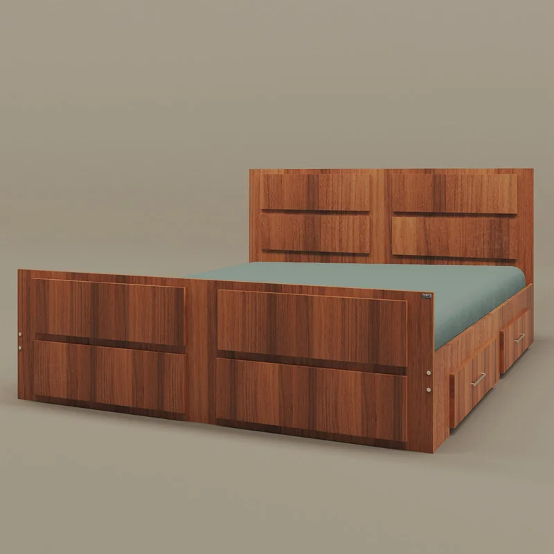 تخت خواب دونفره اعیان مدل FH335 سایز 160x200 سانتی متر کاتن مدل 102684