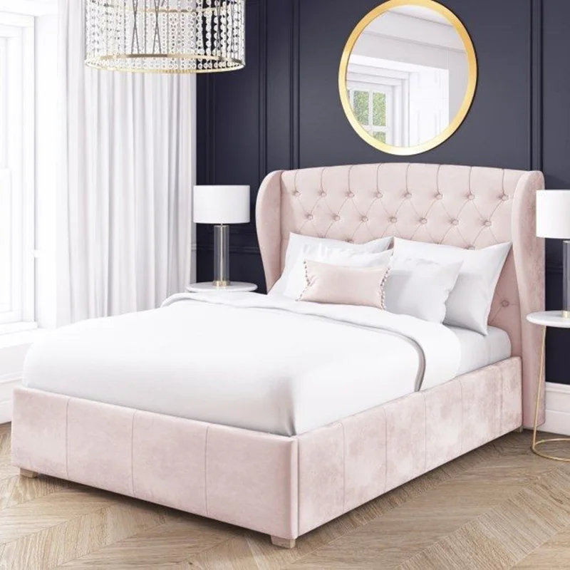 تخت خواب دونفره مدل اطلس سایز 160×200 سانتی متر کاتن مدل 102795