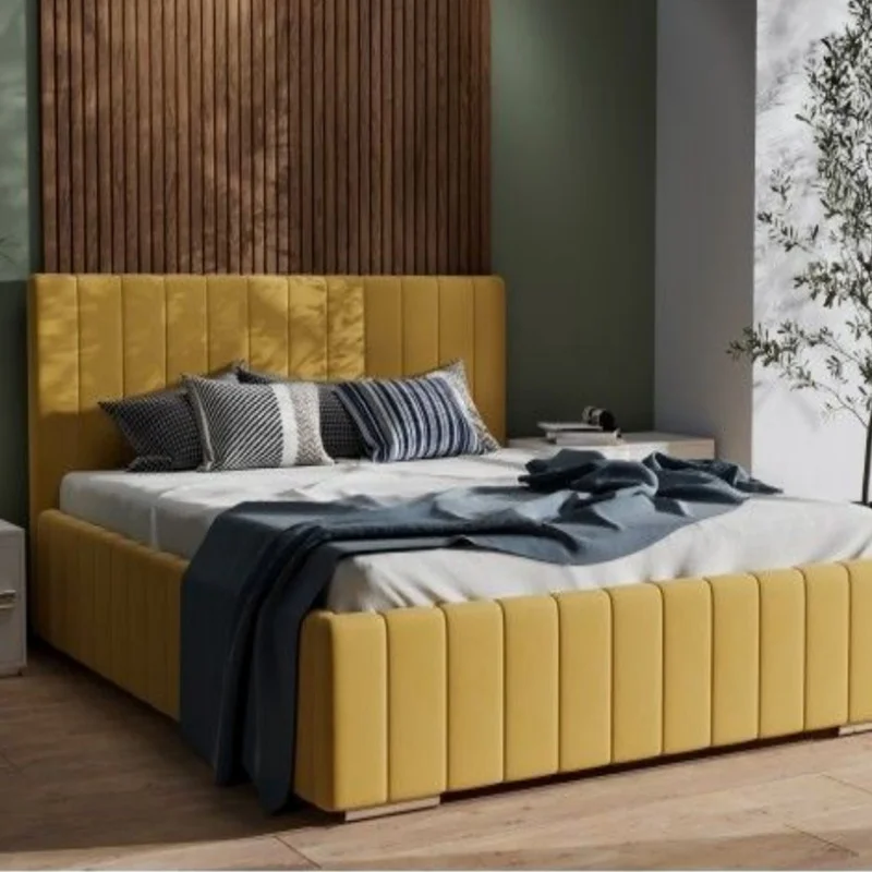 تخت خواب دونفره مدل آریانا سایز 120×200 سانتی متر کاتن مدل 102785