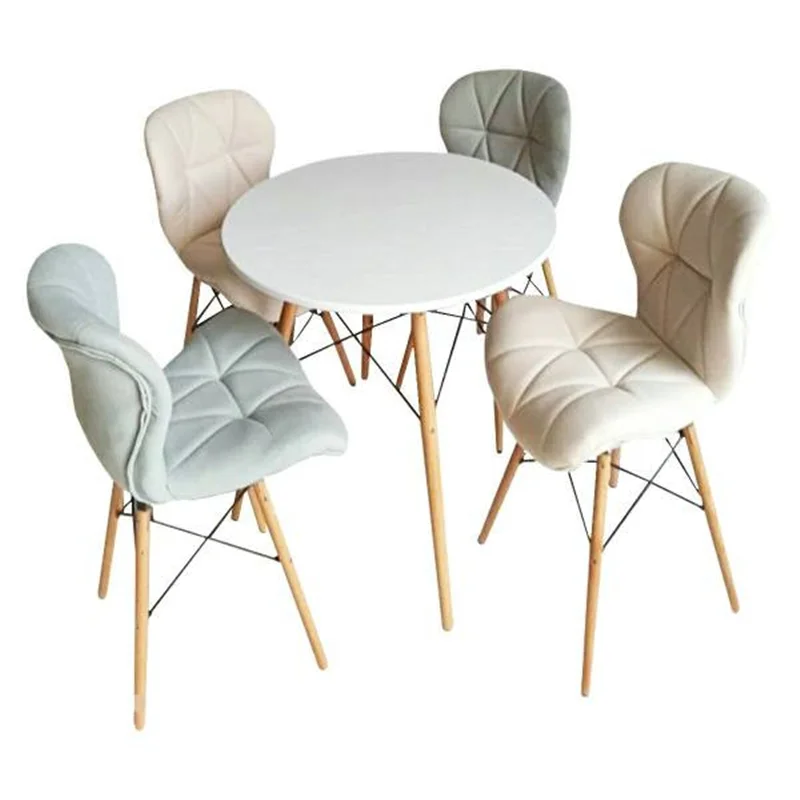 میز و صندلی نهارخوری 4 نفره کاتن مدل 105713