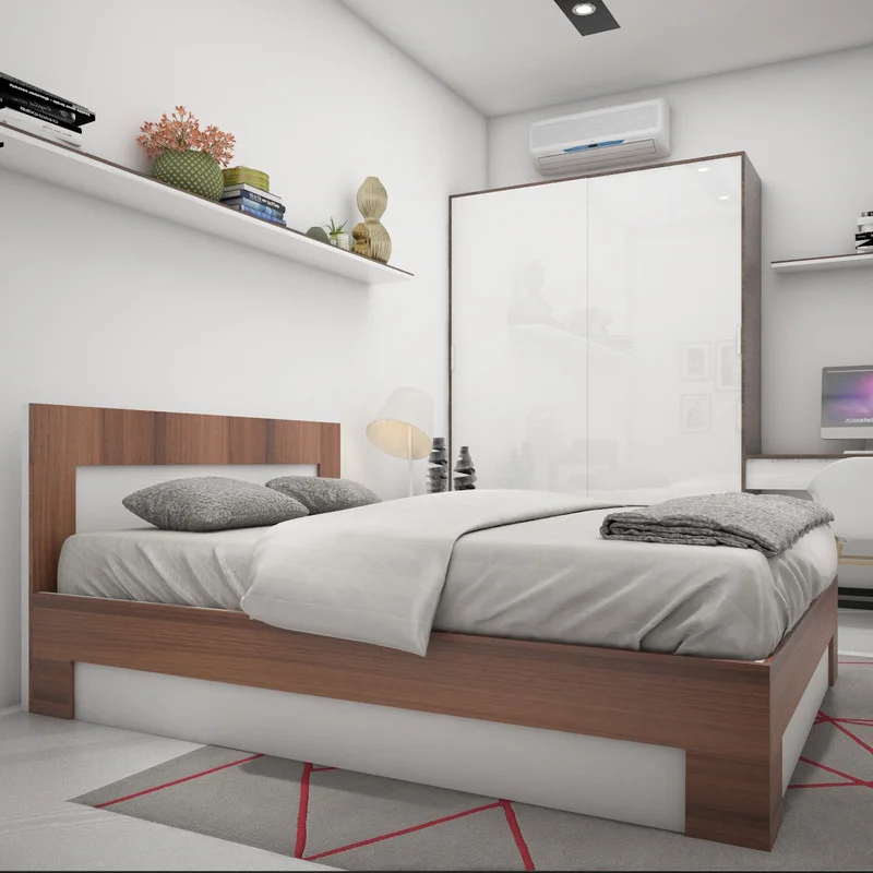 تخت خواب دو نفره مدل FH303 سایز 160x200 سانتی متر کاتن مدل 102623